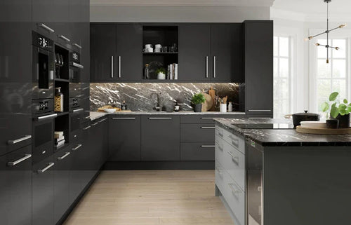 Buy Firebeck Supergloss Graphite Door - Free Delivery in Uk Buy Firebeck Supergloss Graphite Door UK – The Kitchen Box