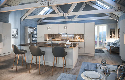 Buy Firebeck Supermatt Light Grey Door - Free Delivery in Uk Buy Firebeck Supermatt Light Grey Door UK – The Kitchen Box