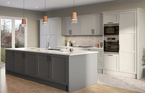Buy Albany Supermatt Dove Grey Door - Free Delivery in Uk Buy Albany Supermatt Dove Grey Door UK – The Kitchen Box