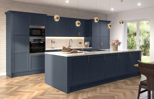 Buy Albany Supermatt Navy Blue Door - Free Delivery in Uk Buy Albany Supermatt Navy Blue Door UK – The Kitchen Box