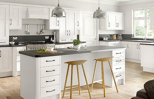 Buy Buckingham White Shaker Door - Free Delivery in Uk Buy Buckingham White Shaker Door UK – The Kitchen Box