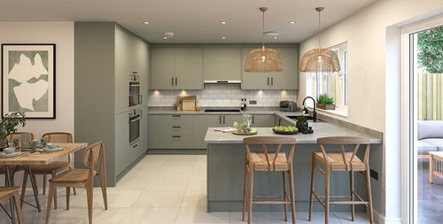 Buy Fenton Reed Green Door - Free Delivery in Uk Buy Fenton Reed Green Door UK – The Kitchen Box