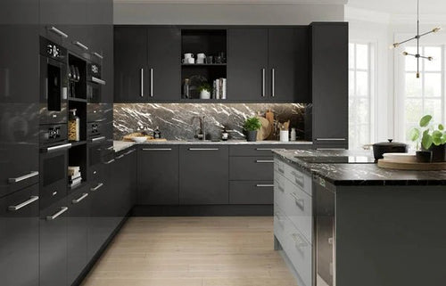 Buy Firebeck Supergloss Dust Grey Door - Free Delivery in Uk Buy Firebeck Supergloss Dust Grey Door UK – The Kitchen Box