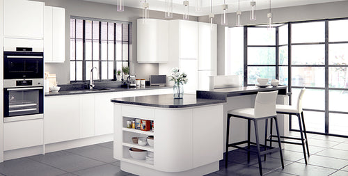 Buy Larissa Matt White Door - Free Delivery in Uk Buy Larissa Matt White Door UK – The Kitchen Box