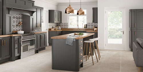 Buy Rivington Super Matt Graphite Door - Free Delivery in Uk Buy Rivington Super Matt Graphite Door UK – The Kitchen Box
