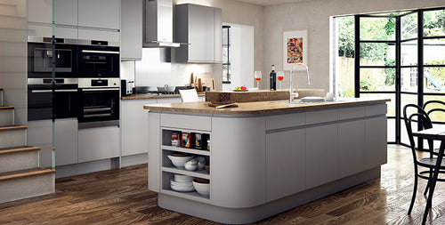 Buy Larissa Matt Dust Grey Door - Free Delivery in Uk Buy Larissa Matt Dust Grey Door UK – The Kitchen Box