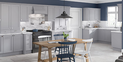 Buy Rivington Super Matt Dust Grey Door - Free Delivery in Uk Buy Rivington Super Matt Dust Grey Door UK – The Kitchen Box
