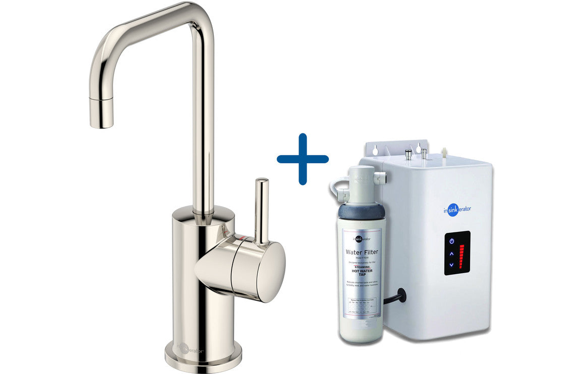InSinkErator FH3020 Hot Water Tap & Neo Tank - Polished Nickel InSinkErator FH3020 Hot Water Tap & Neo Tank - Polished Nickel