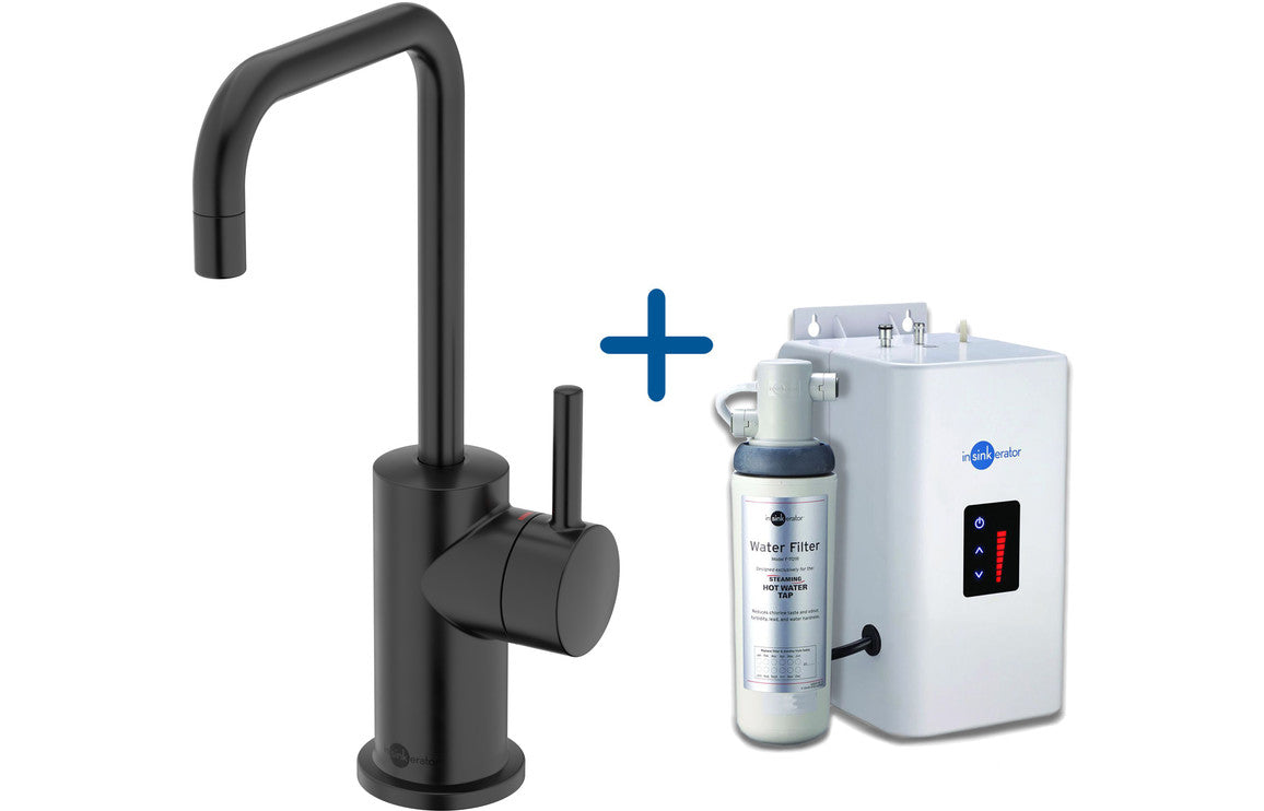 InSinkErator FH3020 Hot Water Tap & Neo Tank - Velvet Black InSinkErator FH3020 Hot Water Tap & Neo Tank - Velvet Black