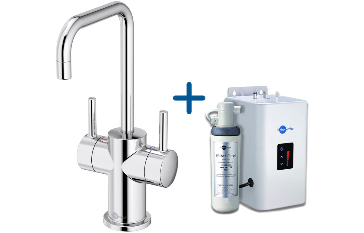 InSinkErator FHC3020 Hot/Cold Water Mixer Tap & Neo Tank - Chrome InSinkErator FHC3020 Hot/Cold Water Mixer Tap & Neo Tank - Chrome