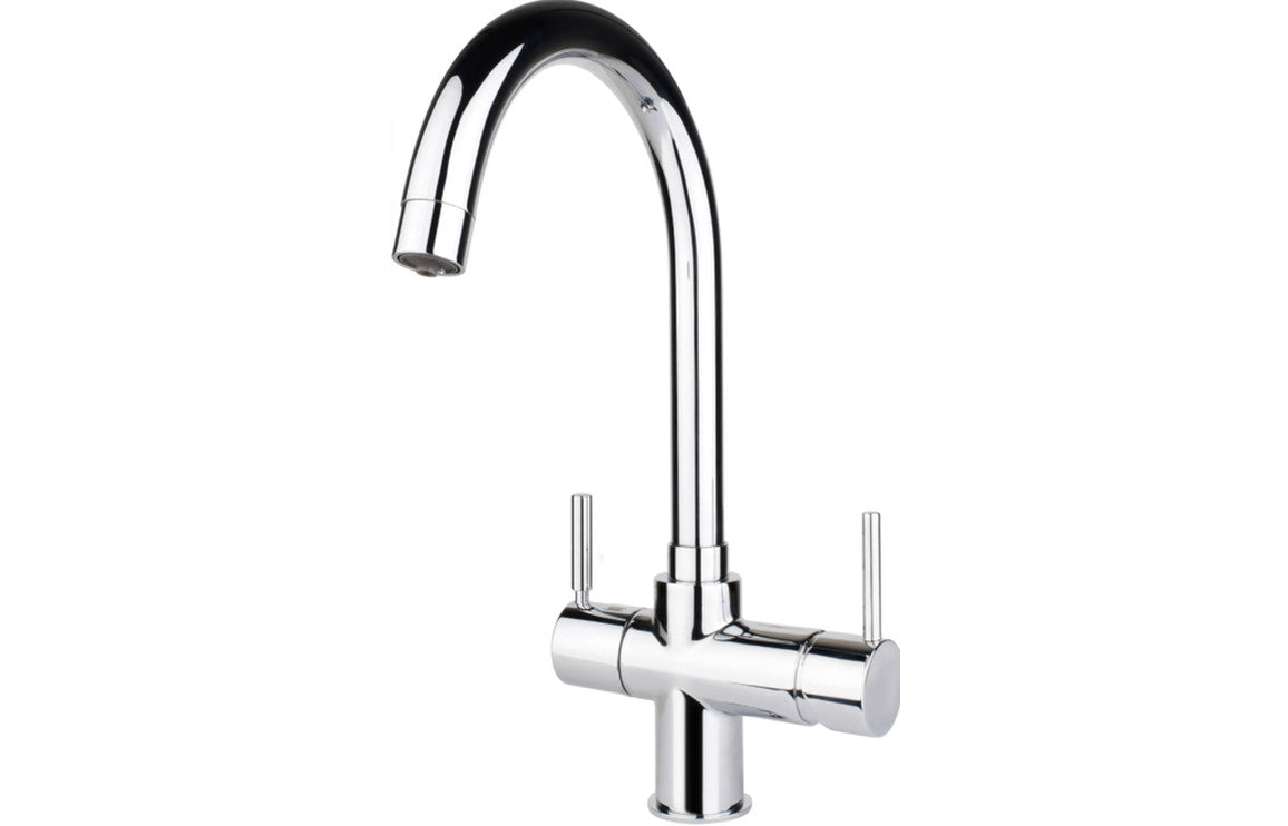 InSinkErator 3N1 Lecce J Shape Steaming Hot Tap & Tank - Chrome InSinkErator 3N1 Lecce J Shape Steaming Hot Tap & Tank - Chrome