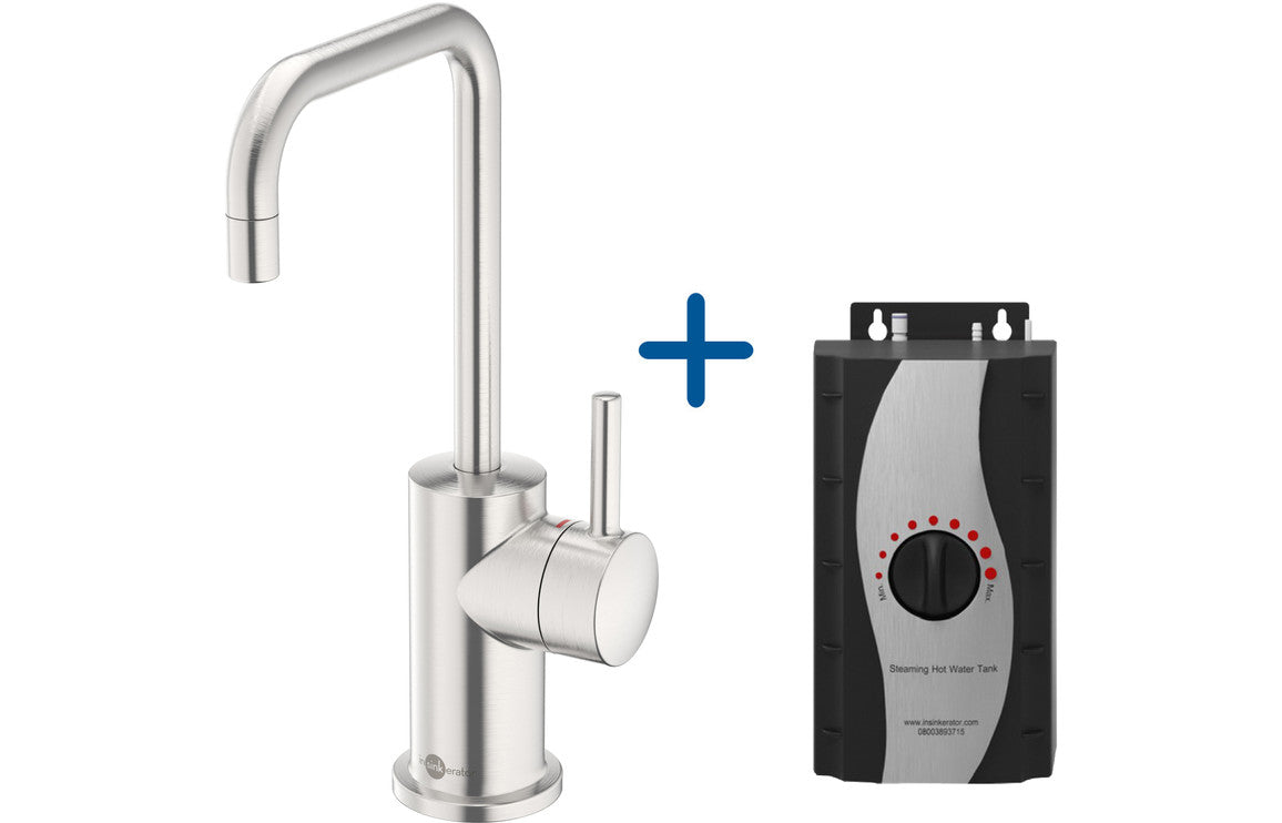 InSinkErator FH3020 Hot Water Tap & Standard Tank - Brushed Steel InSinkErator FH3020 Hot Water Tap & Standard Tank - Brushed Steel