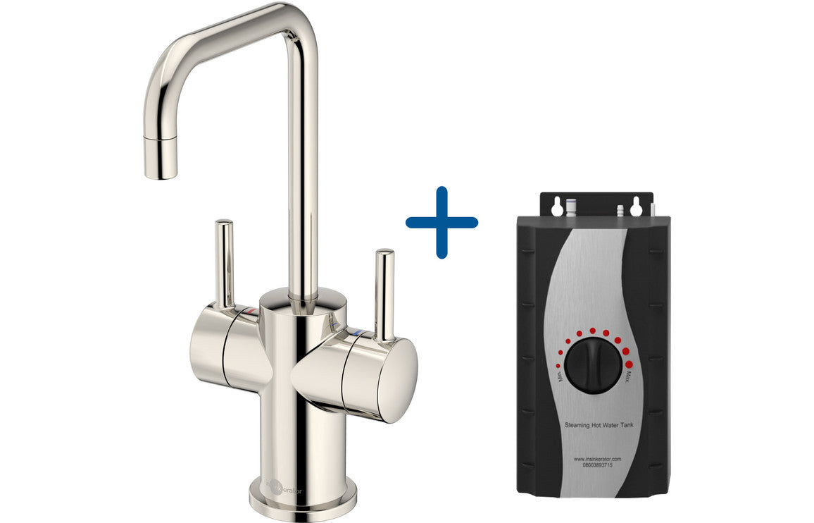 InSinkErator FHC3020 Hot/Cold Water Mixer Tap & Standard Tank - Polished Nickel InSinkErator FHC3020 Hot/Cold Water Mixer Tap & Standard Tank - Polished Nickel