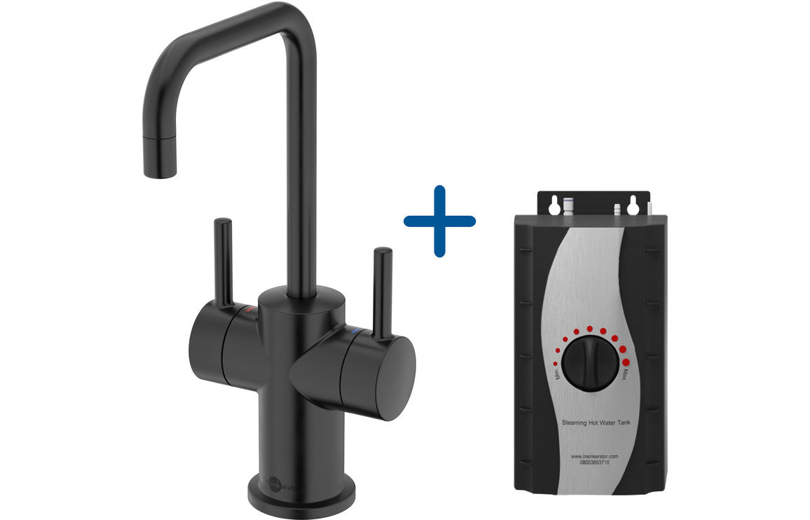 InSinkErator FHC3020 Hot/Cold Water Mixer Tap & Standard Tank - Velvet Black InSinkErator FHC3020 Hot/Cold Water Mixer Tap & Standard Tank - Velvet Black