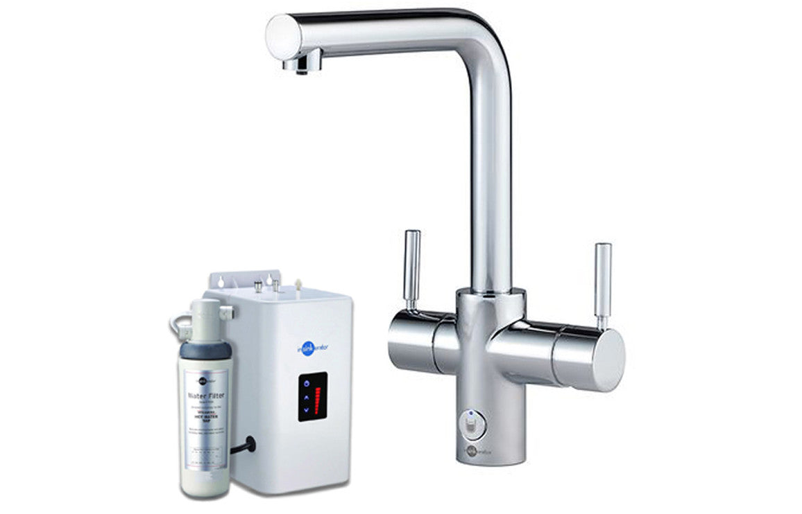 InSinkErator 4N1 L Shape Tap Neo Tank & Filter Pack - Chrome InSinkErator 4N1 L Shape Tap Neo Tank & Filter Pack - Chrome