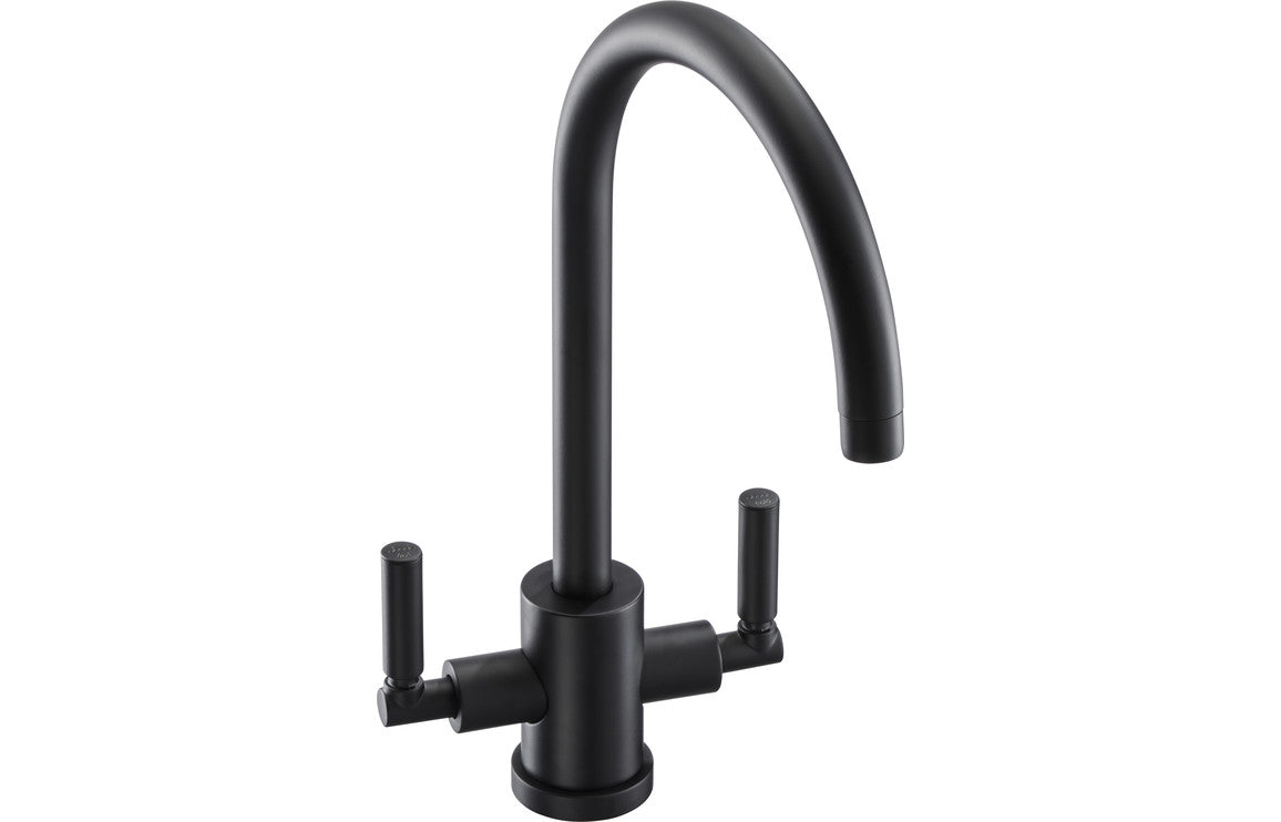 Shop Now Abode Atlas Monobloc Mixer Tap - Matt Black In UK Abode Atlas Monobloc Mixer Tap - Matt Black UK