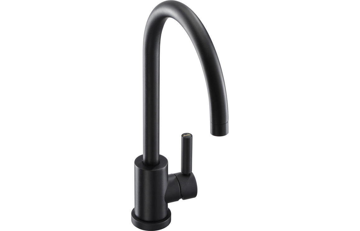 Shop Now Abode Atlas Single Lever Mixer Tap - Matt Black In UK Abode Atlas Single Lever Mixer Tap - Matt Black UK