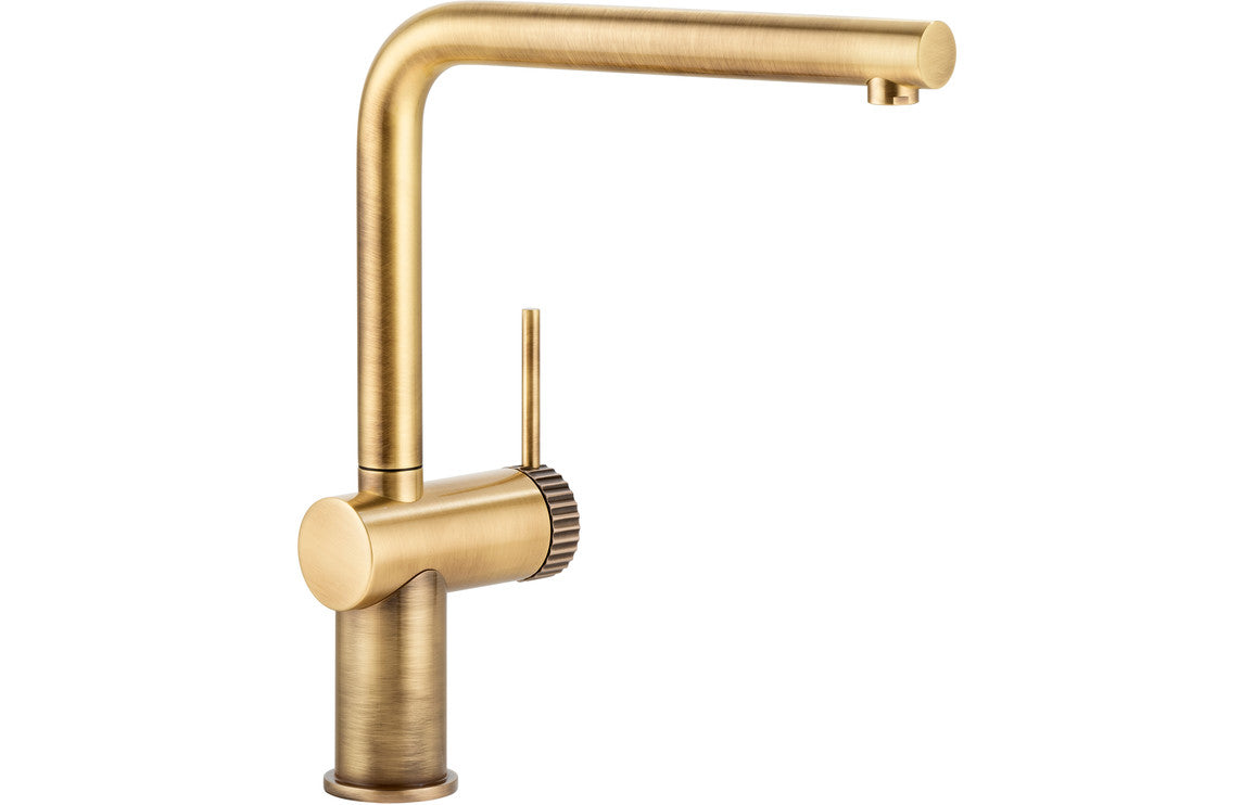 Abode Fraction Single Lever Mixer Tap - Antique Brass Abode Fraction Single Lever Mixer Tap - Antique Brass