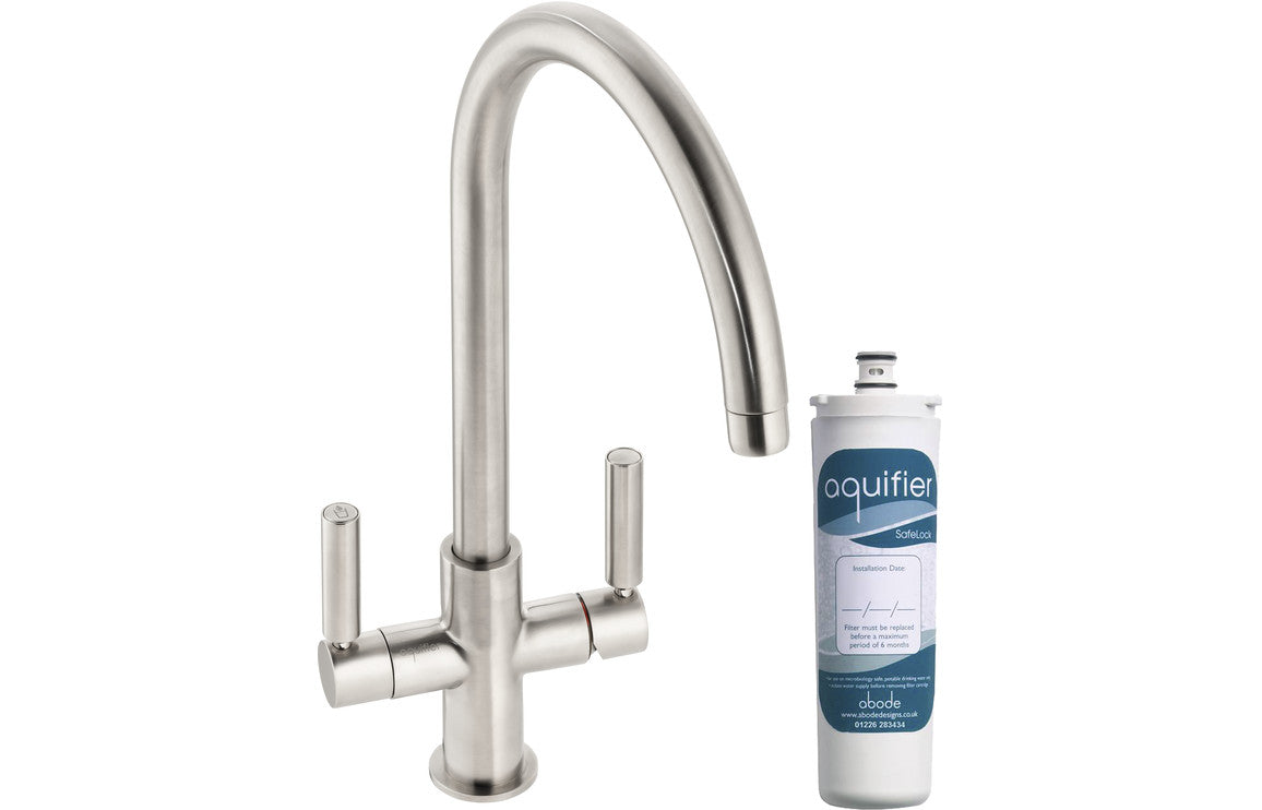Abode Globe Aquifier Mixer Tap - Brushed Nickel Abode Globe Aquifier Mixer Tap - Brushed Nickel