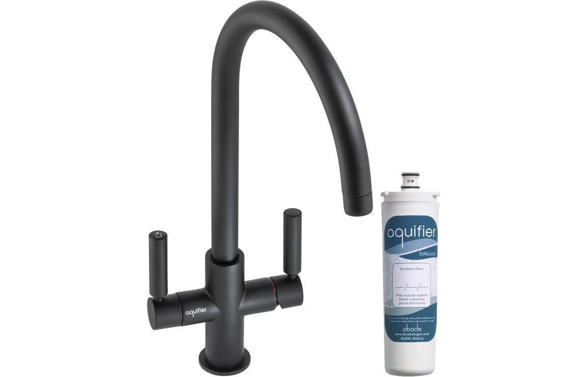 Abode Globe Aquifier Mixer Tap - Matt Black Abode Globe Aquifier Mixer Tap - Matt Black