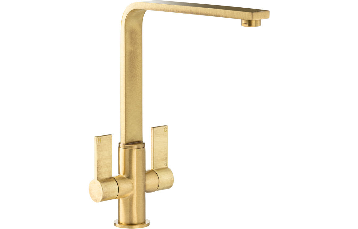 Abode Quantic Monobloc Mixer Tap - Brushed Brass Abode Quantic Monobloc Mixer Tap - Brushed Brass