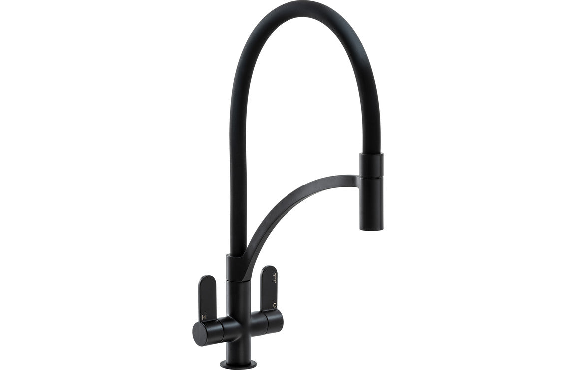 Abode Genio Monobloc Semi-Professional Mixer Tap - Matt Black Abode Genio Monobloc Semi-Professional Mixer Tap - Matt Black