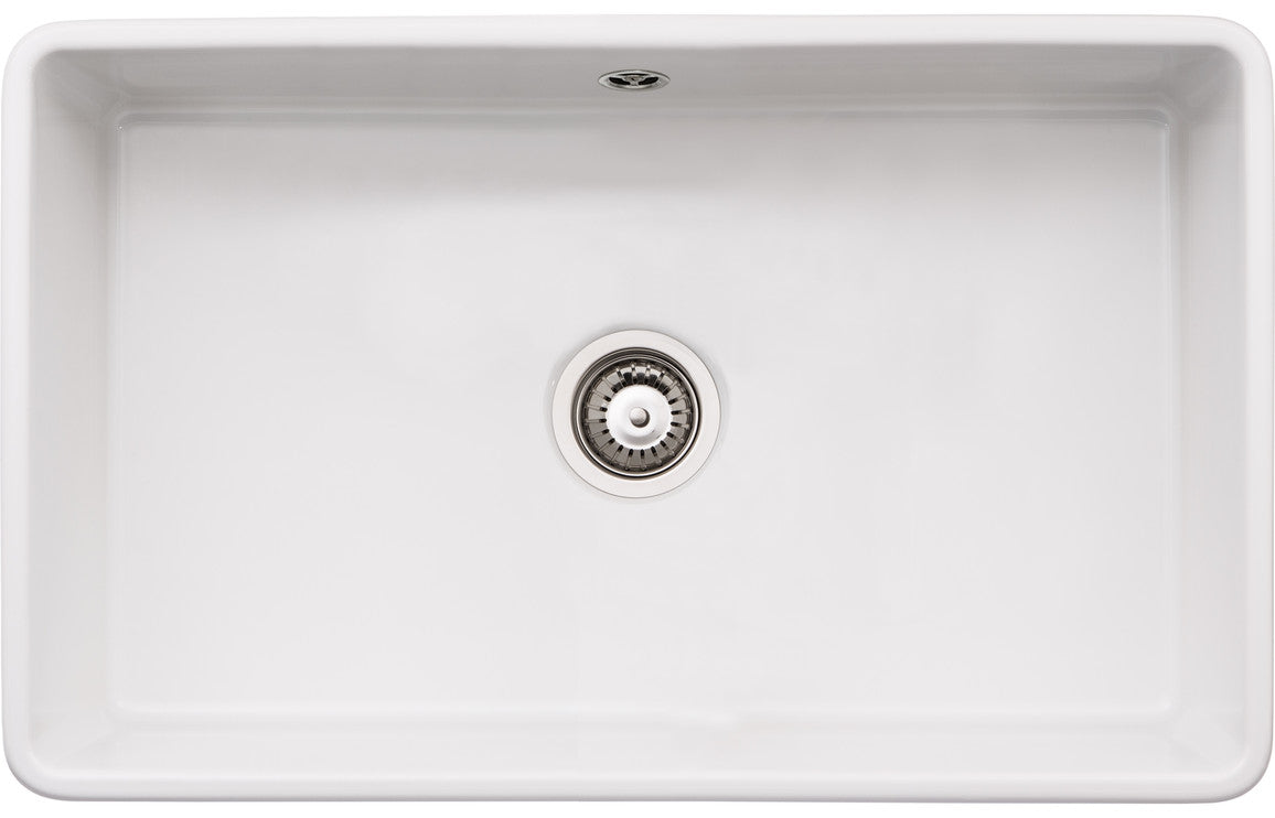 Abode Provincial Large 1B Undermount Sink - White Abode Provincial Large 1B Undermount Sink - White