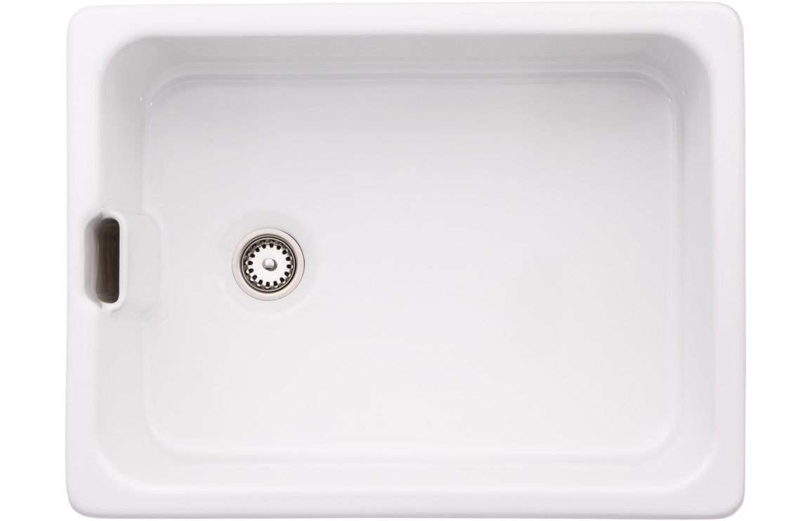 Abode New Belfast 1B Undermount Sink - White Abode New Belfast 1B Undermount Sink - White