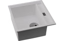 Abode Syncronist Compact 1.25B Inset/Undermount Sink - White