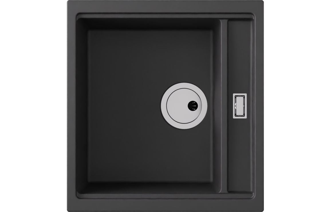 Abode Syncronist Compact 1.25B Inset/Undermount Sink - Metallic Black Abode Syncronist Compact 1.25B Inset/Undermount Sink - Metallic Black