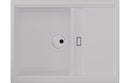 Abode Syncronist Compact 1.25B & Drainer Inset/Undermount Sink - White