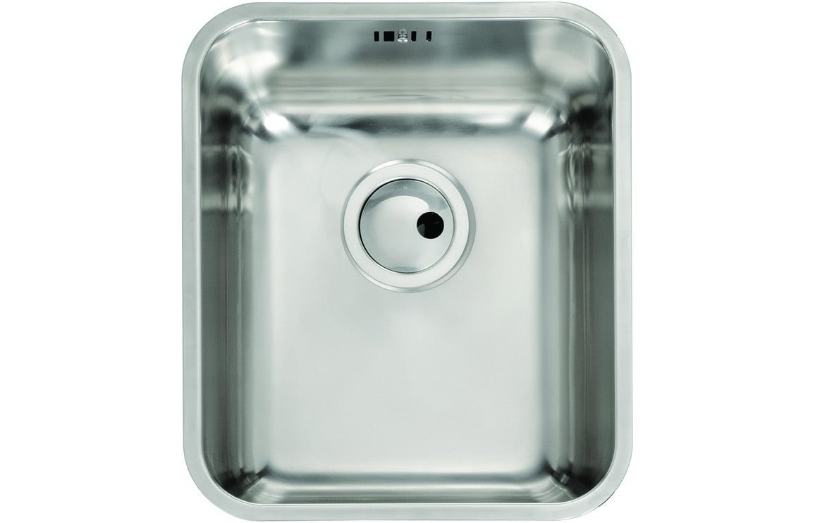 Abode Matrix R50 1B 340mm Undermount Sink - Stainless Steel Abode Matrix R50 1B 340mm Undermount Sink - Stainless Steel
