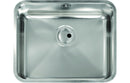 Abode Matrix R50 1B 500mm Undermount Sink - Stainless Steel