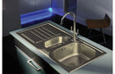Abode Mikro 1.5B & Drainer Inset Sink (Boxed inc. wastes) - Stainless Steel