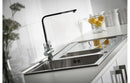 Abode Ixis 1.5B & Drainer Inset Sink - Stainless Steel