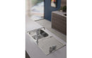 Abode Neron 1B & Drainer Inset Sink - Stainless Steel