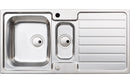 Abode Neron 1.5B & Drainer Inset Sink - Stainless Steel