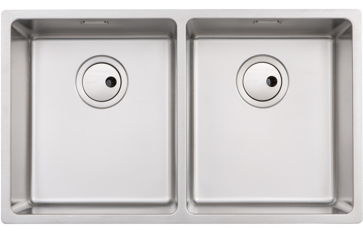 Abode Matrix R15 2B 700mm Undermount/Inset Sink - Stainless Steel Abode Matrix R15 2B 700mm Undermount/Inset Sink - Stainless Steel