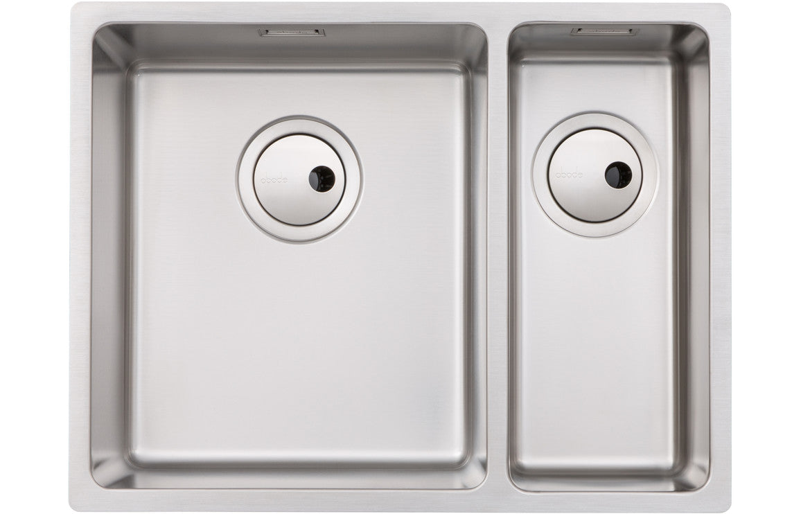 Abode Matrix R15 1.5B LHMB Undermount/Inset Sink - Stainless Steel Abode Matrix R15 1.5B LHMB Undermount/Inset Sink - Stainless Steel