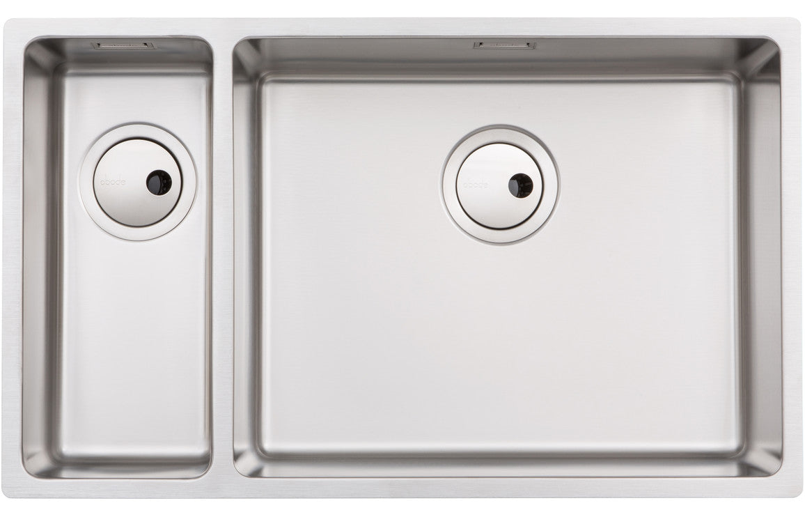 Abode Matrix R15 Large 1.5B RHMB Undermount/Inset Sink - Stainless Steel Abode Matrix R15 Large 1.5B RHMB Undermount/Inset Sink - Stainless Steel