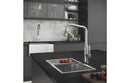 Abode Studio 1B Undermount Sink (inc. Accessories) - Stainless Steel