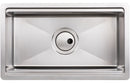 Abode Studio 1B Undermount Sink (inc. Accessories) - Stainless Steel
