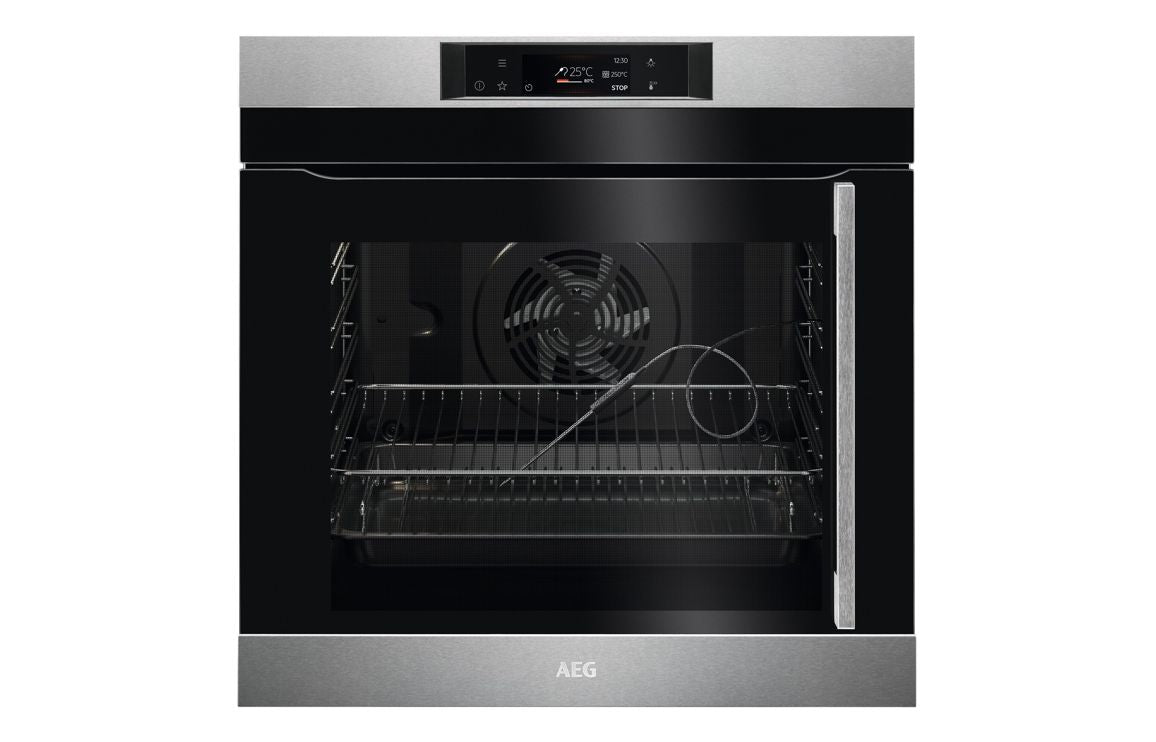 AEG BPK742L81M Side Opening LHH Single Pyrolytic Oven - Stainless Steel AEG BPK742L81M Side Opening LHH Single Pyrolytic Oven - Stainless Steel