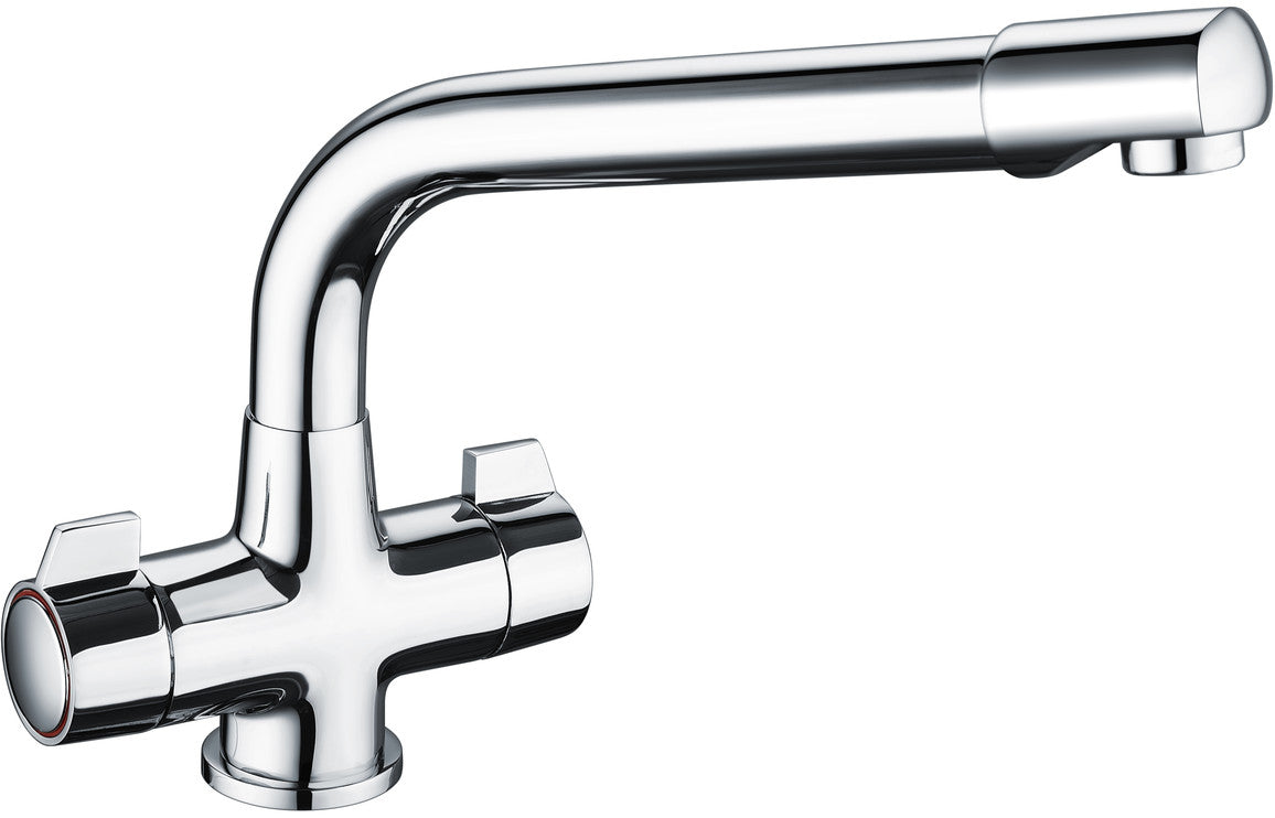 Prima Classic Dual Lever Quarter Turn Mixer Tap - Chrome Prima Classic Dual Lever Quarter Turn Mixer Tap - Chrome