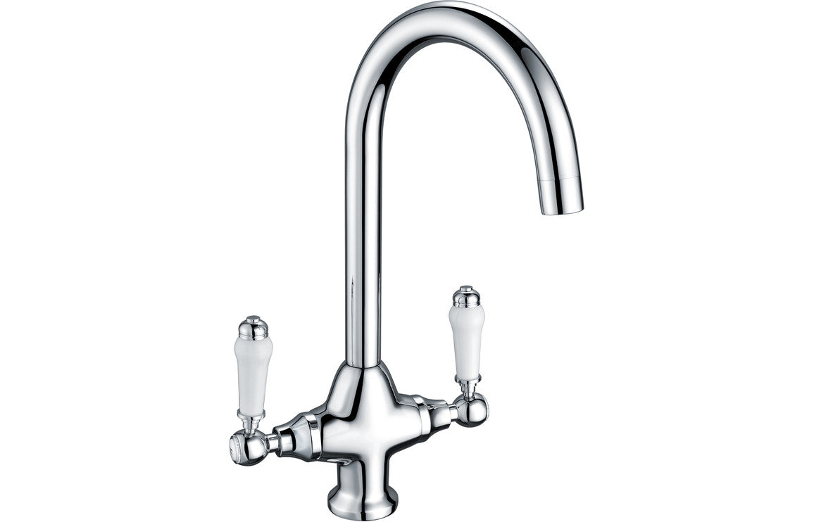 Prima Traditional Belfast Dual Lever Tap - Chrome Prima Traditional Belfast Dual Lever Tap - Chrome