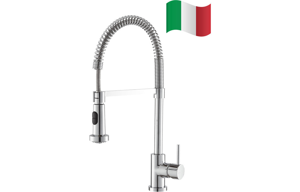 Prima+ Mosa Professional Single Lever Double Jet Mixer Tap - Chrome Prima+ Mosa Professional Single Lever Double Jet Mixer Tap - Chrome