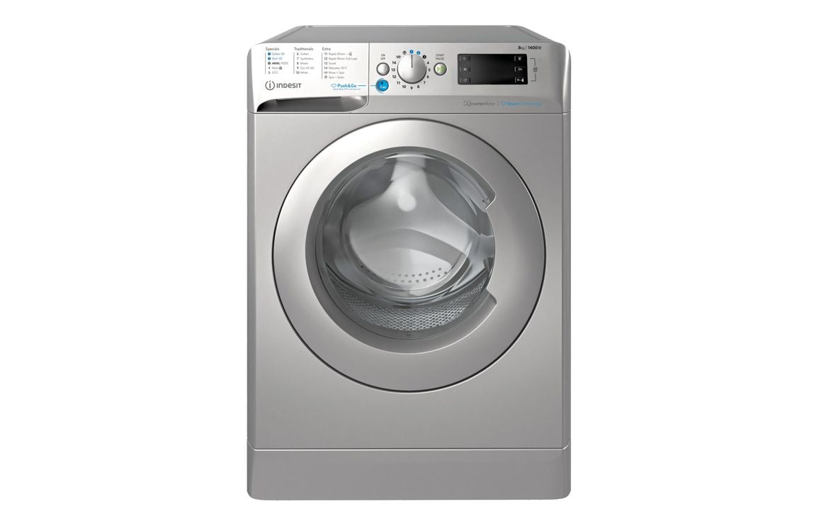Indesit BWE 81496X SV UK F/S 8kg 1400rpm Washing Machine - Silver Indesit BWE 81496X SV UK F/S 8kg 1400rpm Washing Machine - Silver