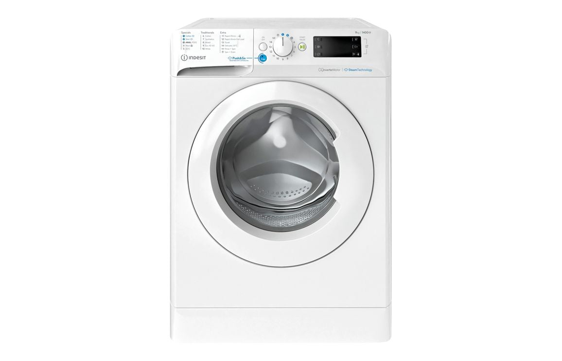 Indesit BWE 91496X WV UK F/S 9kg 1400rpm Washing Machine - White Indesit BWE 91496X WV UK F/S 9kg 1400rpm Washing Machine - White