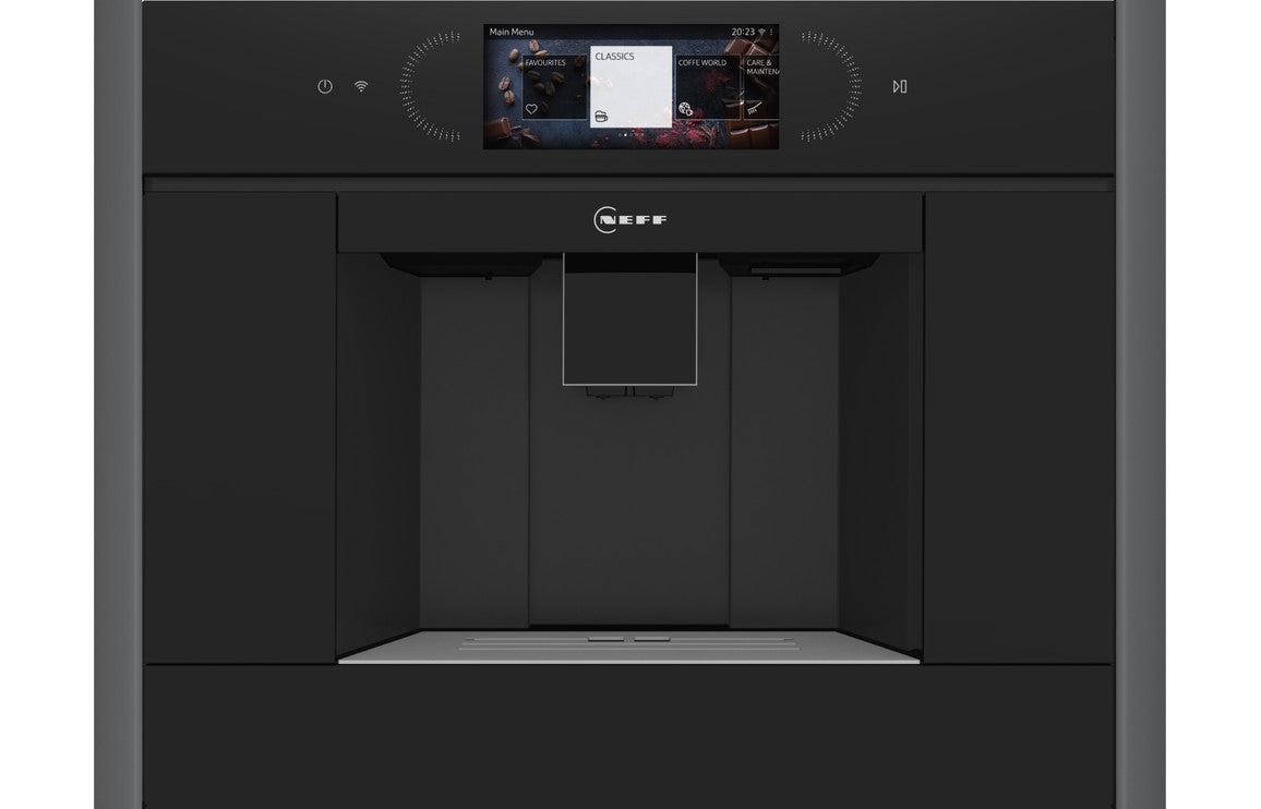 Neff N90 CL4TT11G0 2.4L Coffee Machine - Black with Graphite Trim Neff N90 CL4TT11G0 2.4L Coffee Machine - Black with Graphite Trim