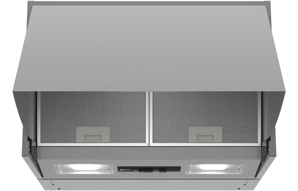 Neff N30 D61MAC1X0B 60cm Integrated Hood - Silver Neff N30 D61MAC1X0B 60cm Integrated Hood - Silver